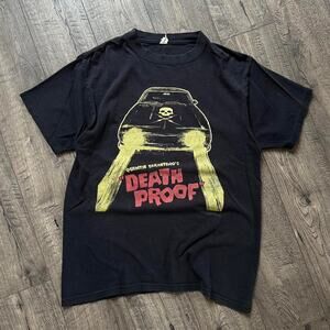 Vintage 00s Quentin Tarantino Death Proof Movie Promo Tee